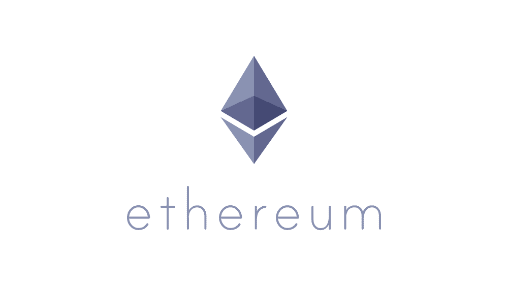 ETH logo portrait (white)