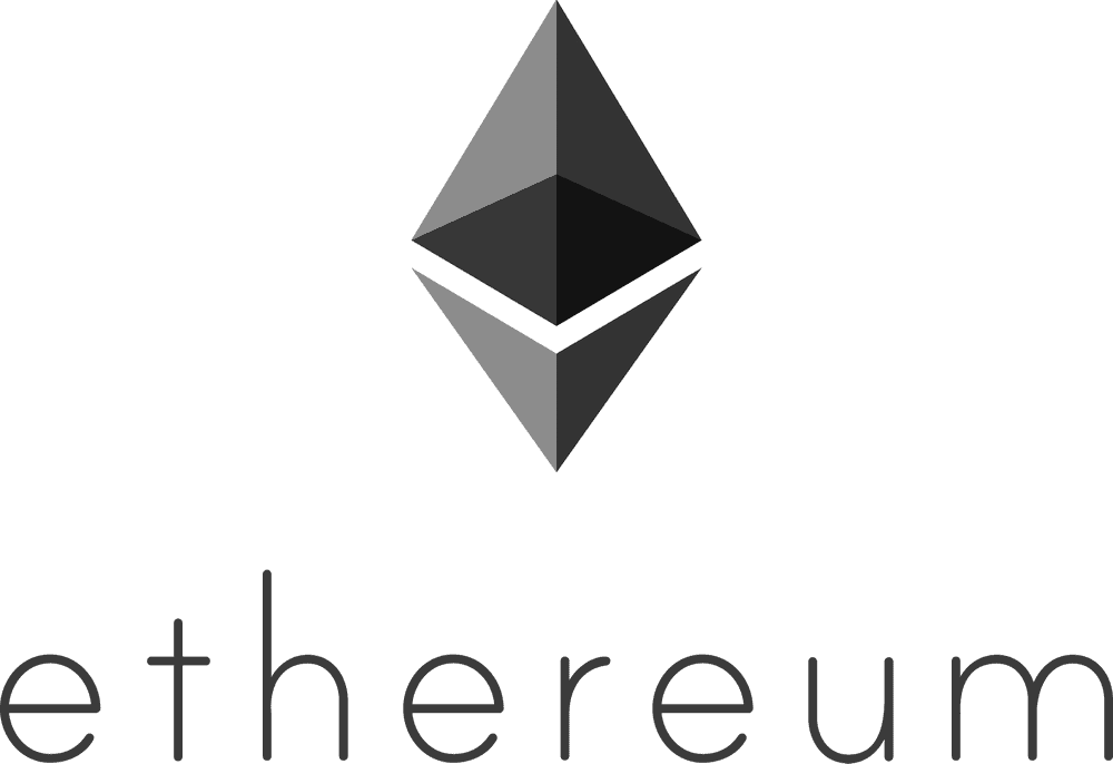 ETH logo portrait (gray)